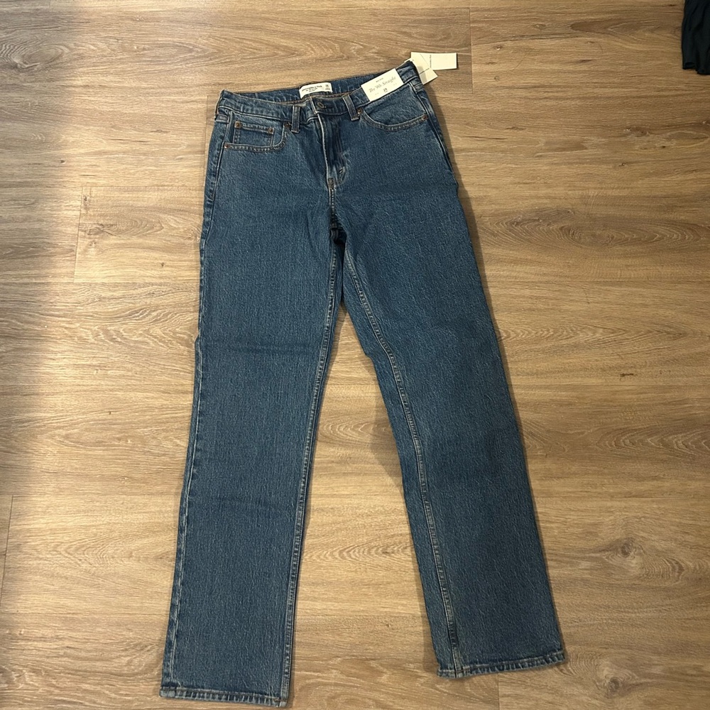 Abercrombie & Fitch Mid Rise Blue Jeans